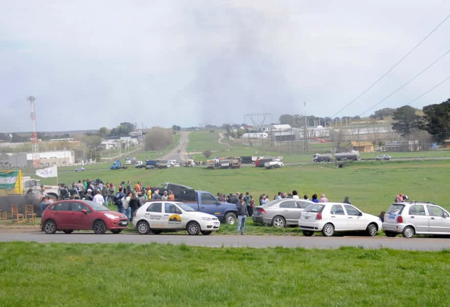El paro nacional contra las medidas económicas del Gobierno tuvo una fuerte repercusión en Tandil