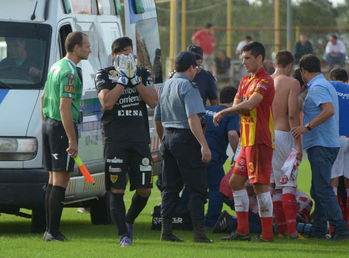 Tras descompensarse en pleno partido, falleció el jugador Cristian Gómez